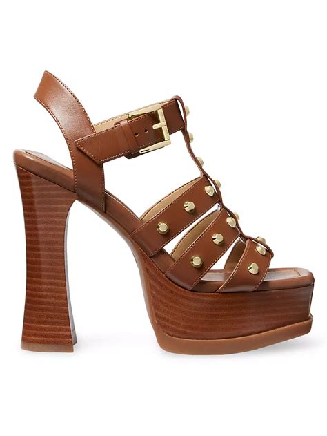 michael michael kors raquel studded suede sandal|Michael Kors macy's.